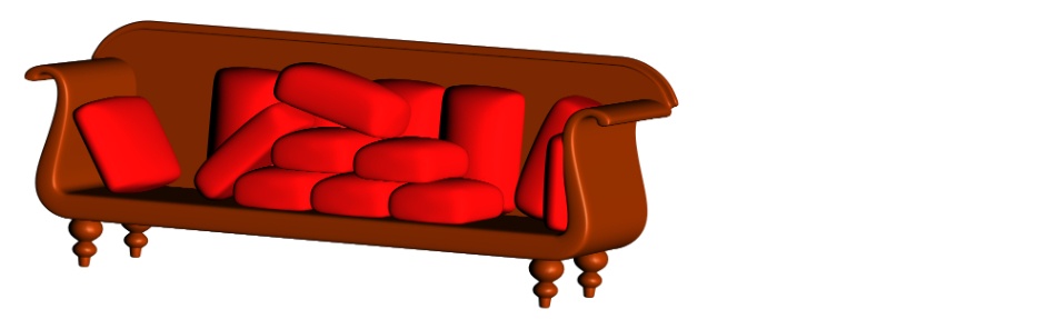 clipstudio用【3D】ソファ (6カラー)