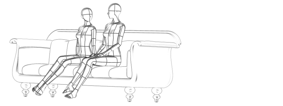 clipstudio用【3D】ソファ (6カラー)