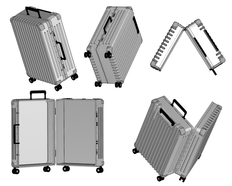 clipstudio用【3D】スーツケース (6カラー)