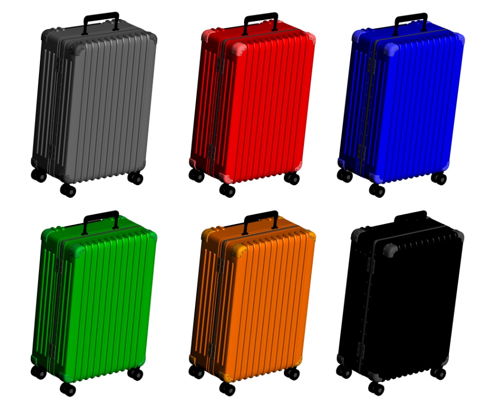 clipstudio用【3D】スーツケース (6カラー)