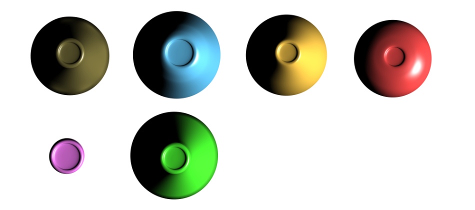 clipstudio用【3D】花瓶 6種類 (7カラー)