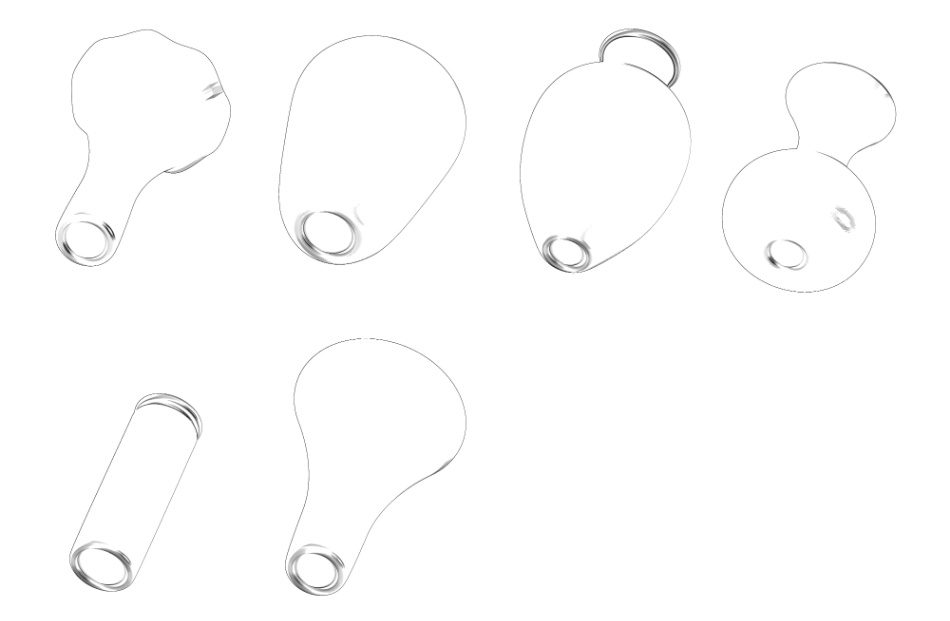 clipstudio用【3D】花瓶 6種類 (7カラー)