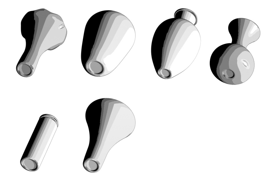 clipstudio用【3D】花瓶 6種類 (7カラー)