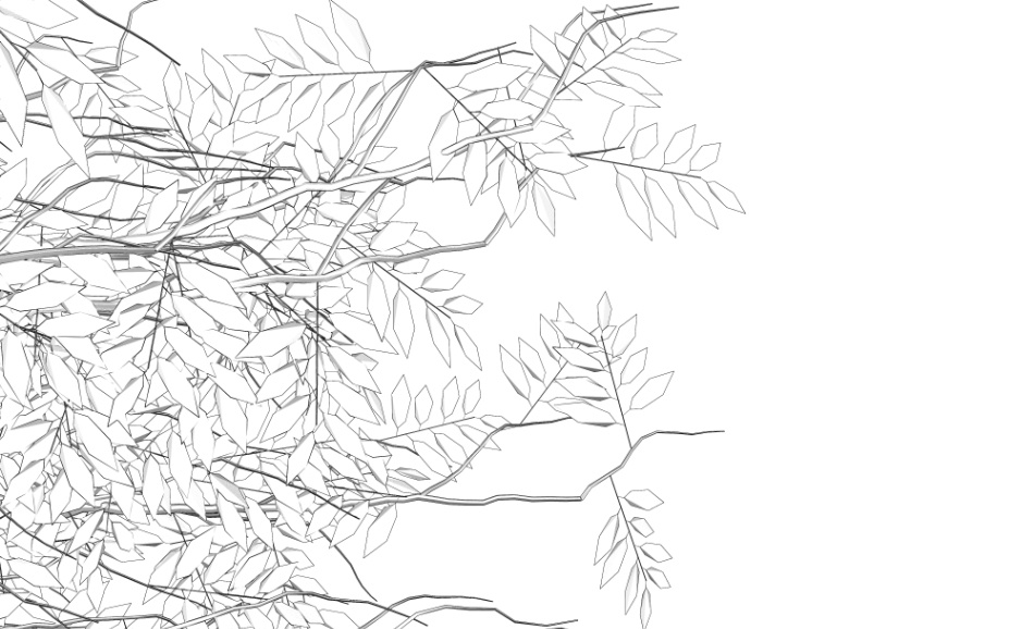 clipstudio用【3D】ケヤキ(大)6種