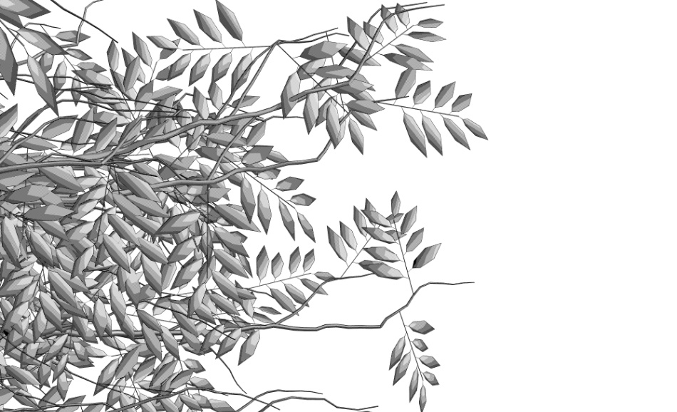 clipstudio用【3D】ケヤキ(大)6種