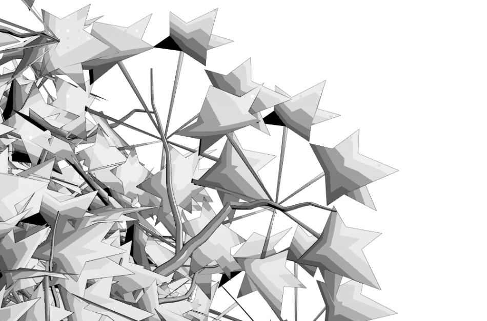 clipstudio用【3D】街路樹 (2種類・2カラー)