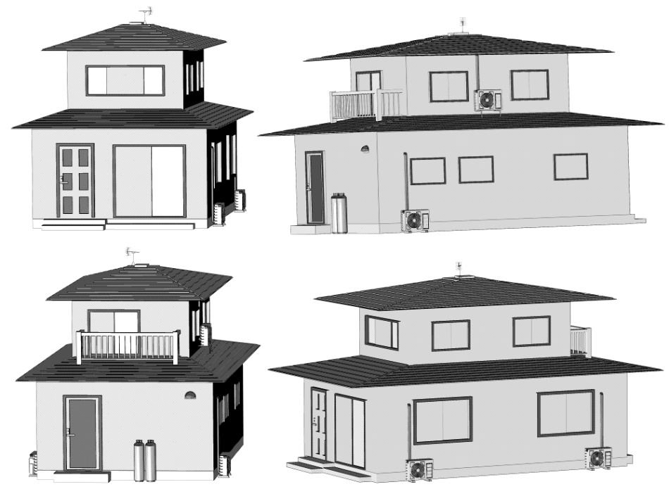 clipstudio用【3D】一戸建て 1