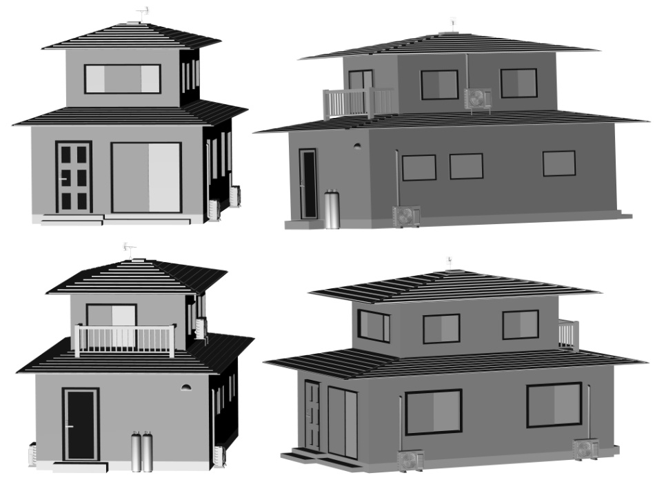 clipstudio用【3D】一戸建て 1