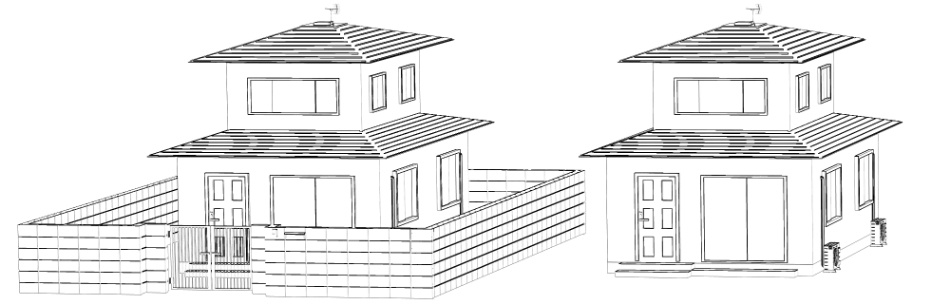 clipstudio用【3D】一戸建て 1