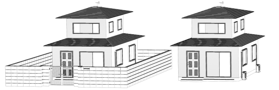 clipstudio用【3D】一戸建て 1