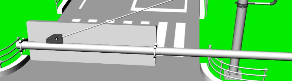 clipstudio用【3D】交差点(電柱・街灯付き)