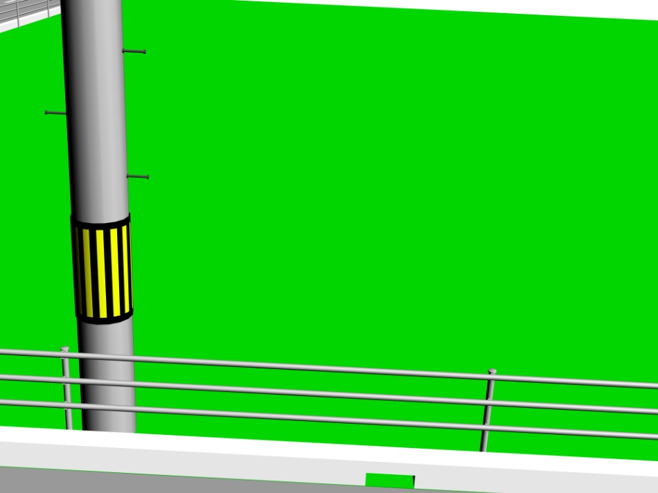 clipstudio用【3D】交差点(電柱・街灯付き)