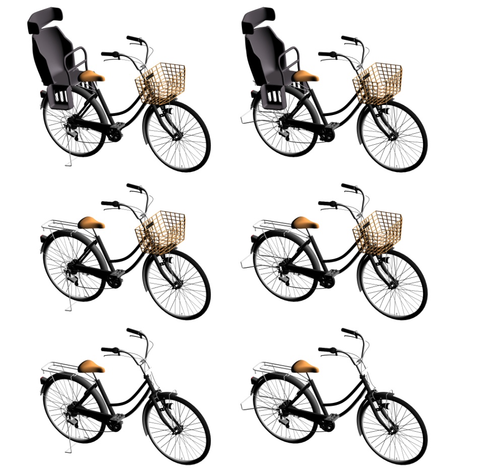 clipstudio用【3D】自転車(リアル.ver)