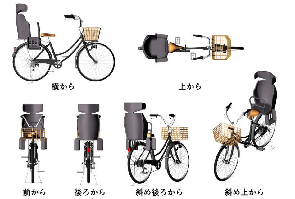 clipstudio用【3D】自転車(リアル.ver)