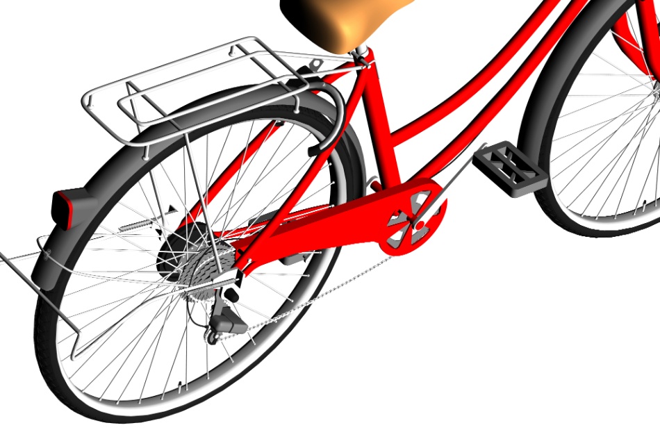 clipstudio用【3D】自転車(リアル.ver)