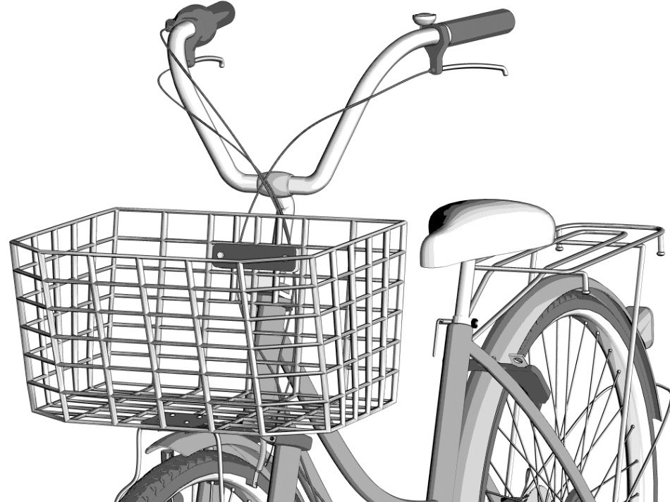 clipstudio用【3D】自転車(リアル.ver)