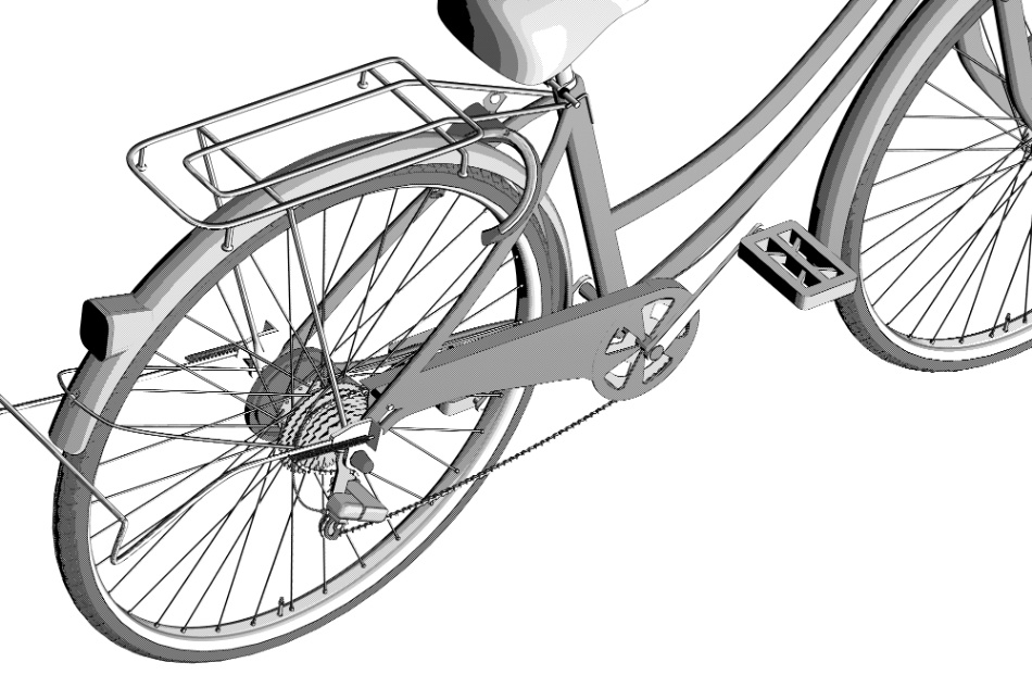 clipstudio用【3D】自転車(リアル.ver)