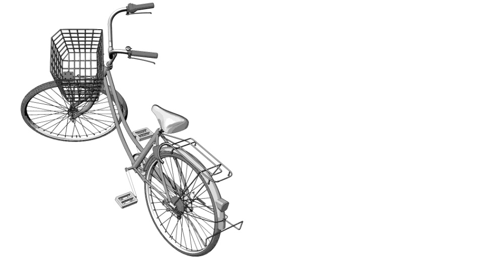 clipstudio用【3D】自転車(リアル.ver)