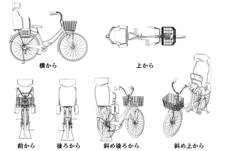 clipstudio用【3D】自転車(リアル.ver)