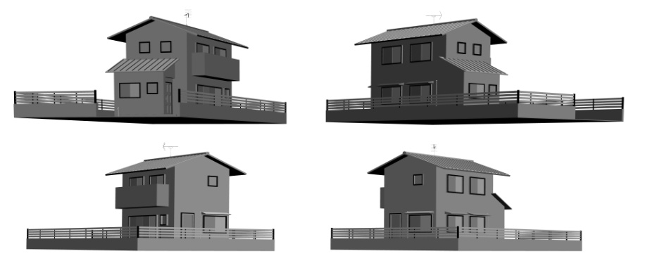 clipstudio用【3D】一戸建て 2