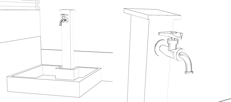 clipstudio用【3D】一戸建て 2