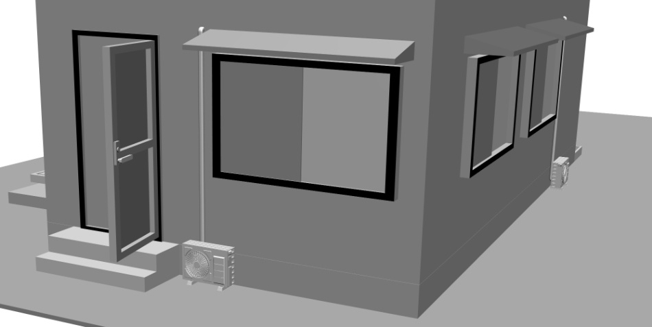 clipstudio用【3D】一戸建て 2