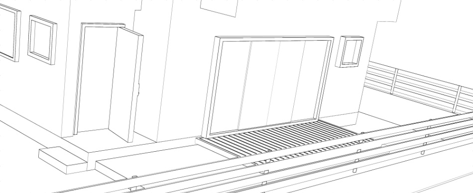 clipstudio用【3D】一戸建て 2