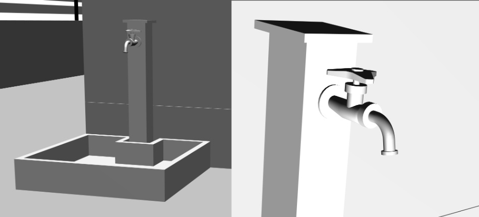 clipstudio用【3D】一戸建て 2