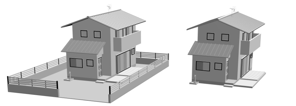 clipstudio用【3D】一戸建て 2