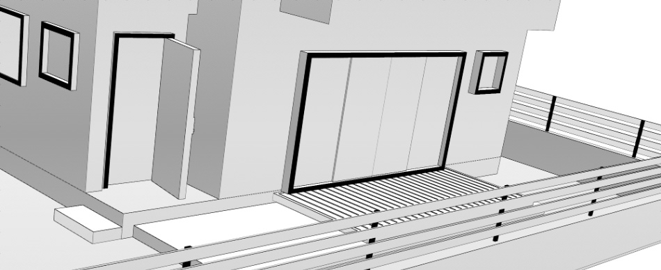 clipstudio用【3D】一戸建て 2