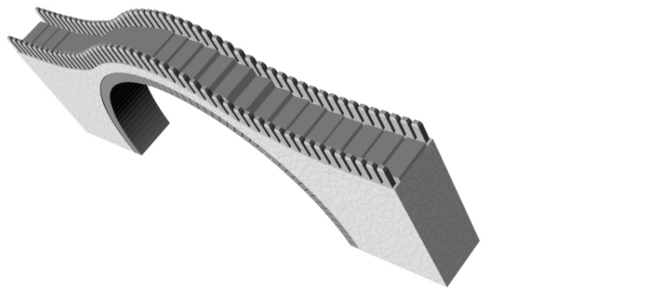 clipstudio用【3D】アーチ式石橋