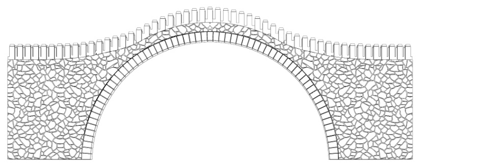 clipstudio用【3D】アーチ式石橋