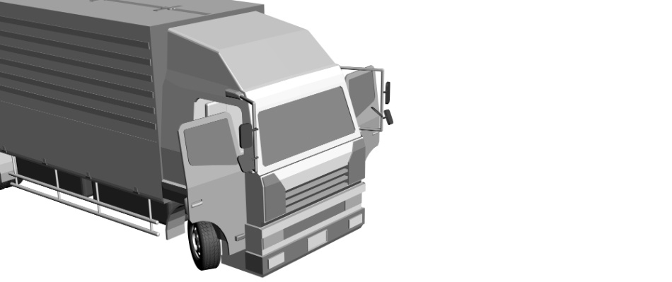 clipstudio用【3D】トラック(ウイングトラック)