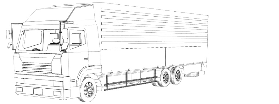 clipstudio用【3D】トラック(ウイングトラック)