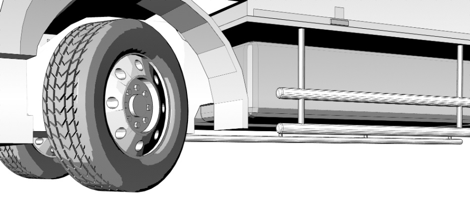 clipstudio用【3D】トラック(ウイングトラック)