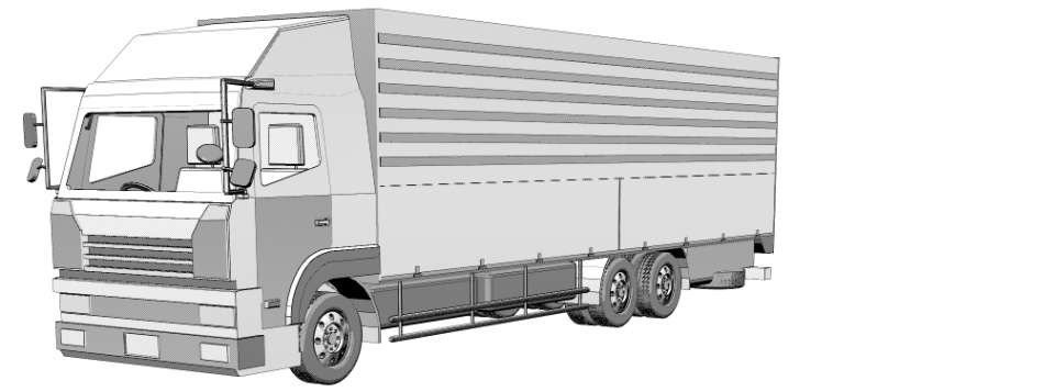 clipstudio用【3D】トラック(ウイングトラック)