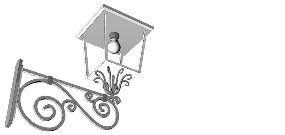 clipstudio用【3D】ウォールライト