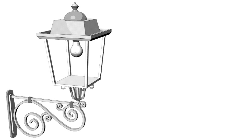 clipstudio用【3D】ウォールライト