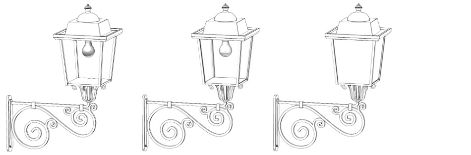 clipstudio用【3D】ウォールライト