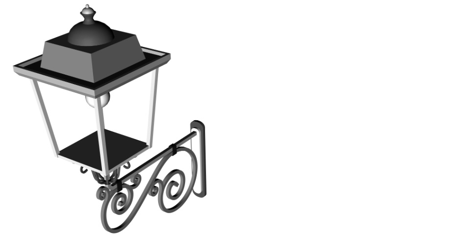 clipstudio用【3D】ウォールライト