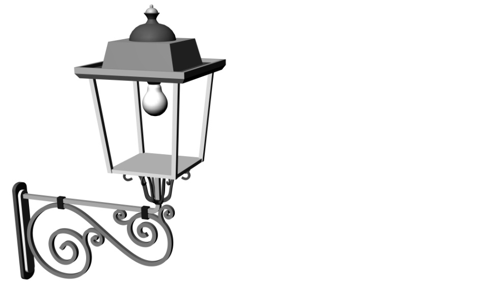 clipstudio用【3D】ウォールライト