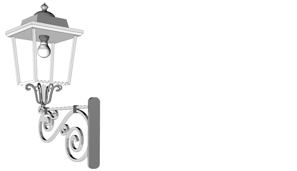 clipstudio用【3D】ウォールライト