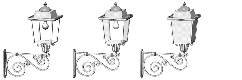 clipstudio用【3D】ウォールライト