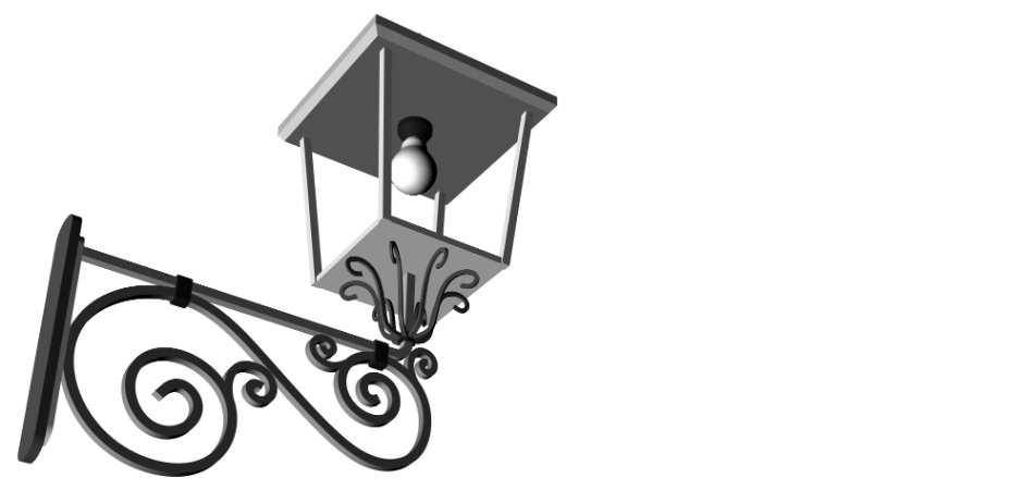 clipstudio用【3D】ウォールライト