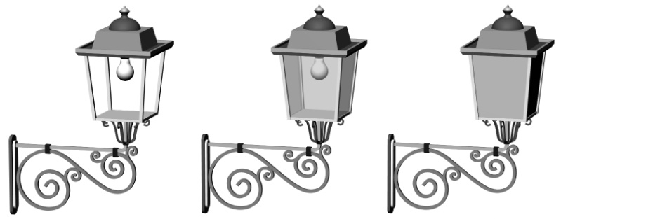 clipstudio用【3D】ウォールライト