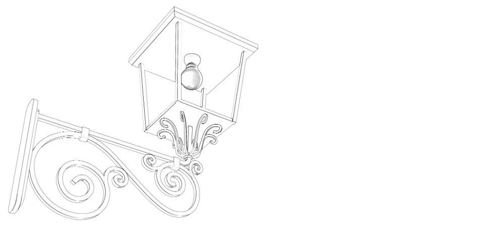 clipstudio用【3D】ウォールライト