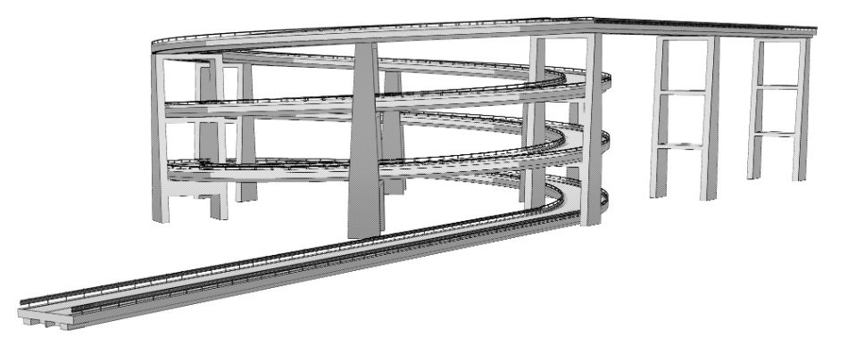 clipstudio用【3D】ループ橋