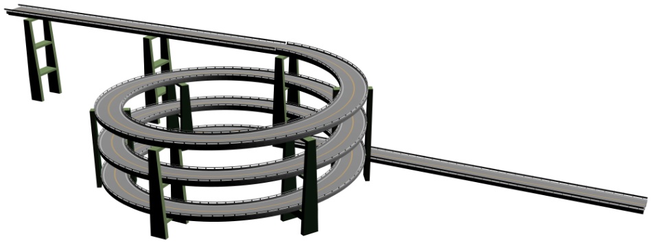 clipstudio用【3D】ループ橋