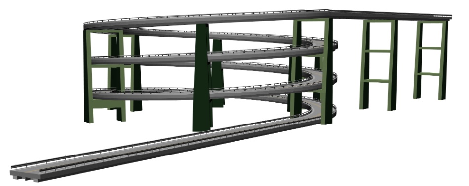 clipstudio用【3D】ループ橋
