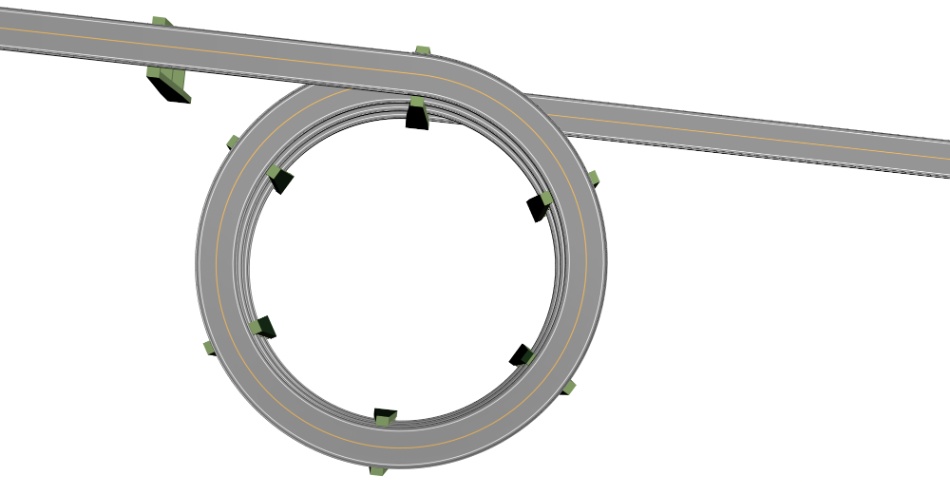 clipstudio用【3D】ループ橋